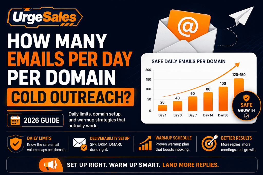 How Many Emails Per Day Per Domain Cold Outreach? (Proven Guide)