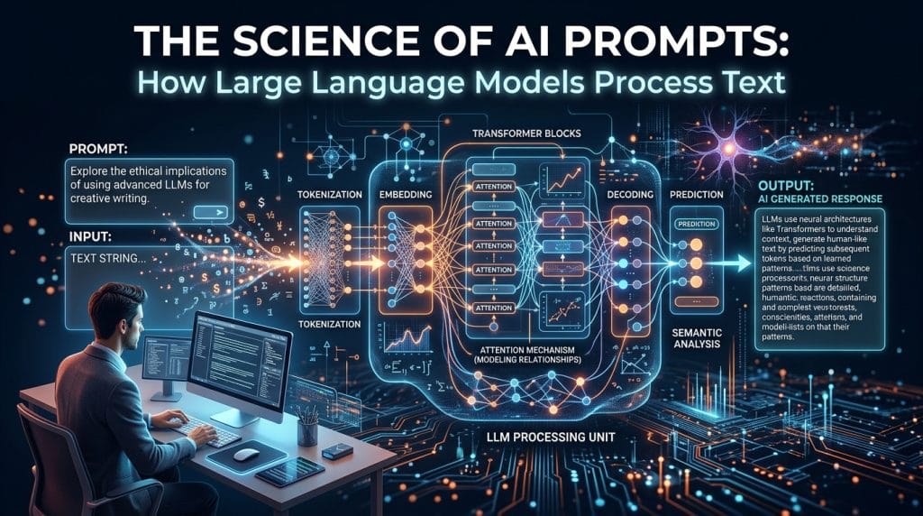 The Science of AI Prompts: How Large Language Models Process Text